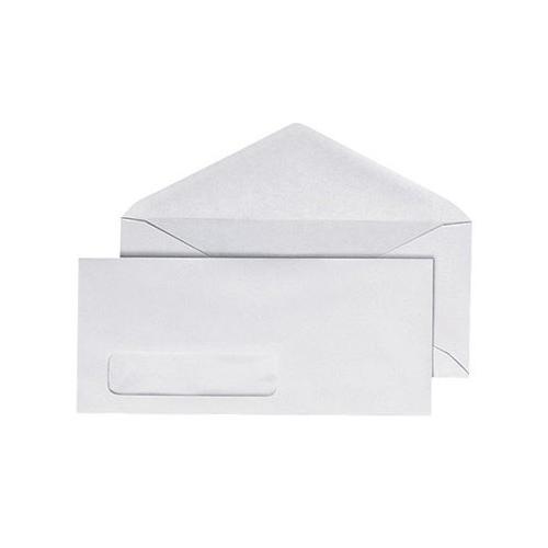 White Window Envelope 10x4.5 Inch (Pack of 25 Pcs)